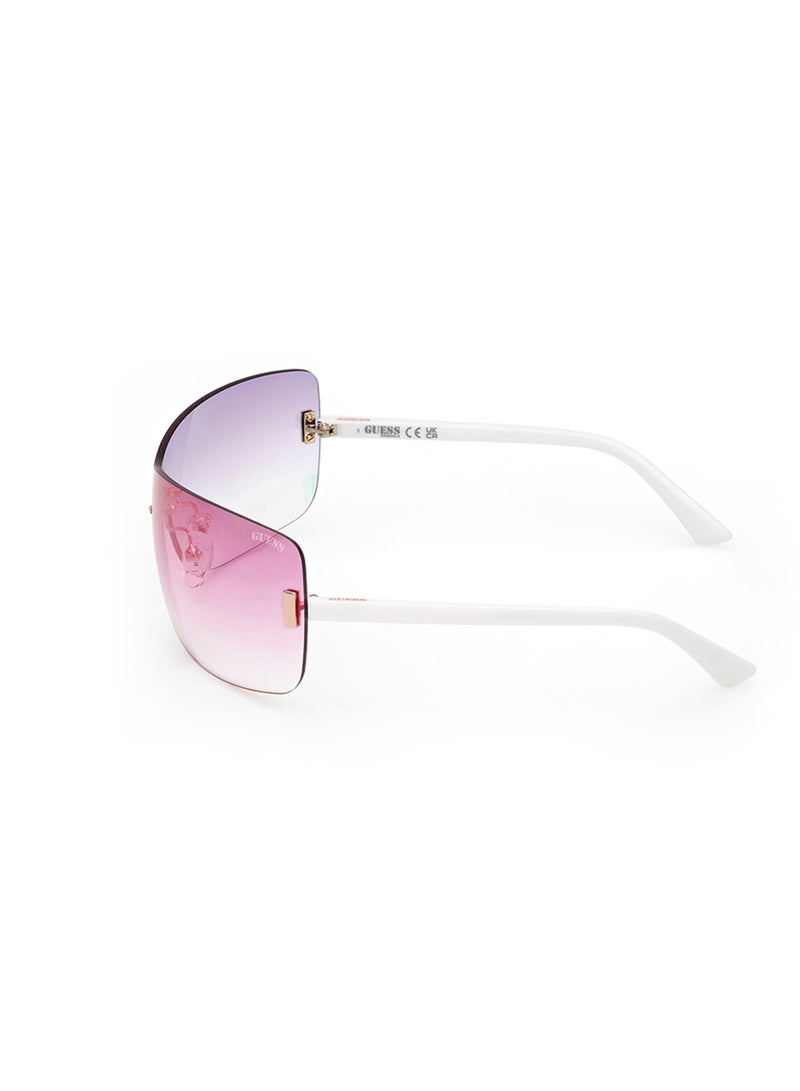GUESS Women's UV Protection Goggle Shape Sunglasses - GU828721Z00 - Lens Size: 00 Mm - Image 4